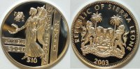 Sierra Leone 10 $ Olympischen Spiele 2004 in Athen