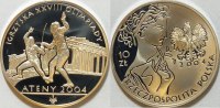 Polen 10 Zloty Olympischen Spiele 2004 in Athen