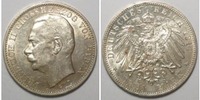 Kaiserreich Baden 3 Mark 3 Mark Kursmünze Baden Grossherzog Friedrich II