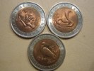 Russland 3 x 10 Rubel Russland 3 x 10 Rubel 1992 Tiger,Schlange,Taube. Bimetall