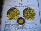 Niue 10 Dollars Millenium 1/25 Unze Gold