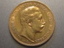 Preussen 20 Mark Gold Wilhelm II. Gold
