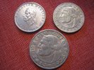 III.Reich 2 x 2 RM und 1 x 5RM III.Reich Lot 2 RM und 5 RM Luther,2 RM Schiller
