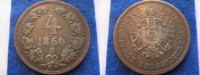 &Ouml;sterreich 4 Kreuzer 1864 B ss-vz &Ouml;sterreich 4 Kreuzer 1864 B 29,00 EUR 