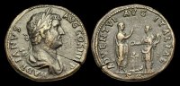 ROMAN IMPERIAL OR-KJBT - HADRIAN - Ori. Sestertius, c134-8AD.....ADVENTVI AVG ITALIAE.....