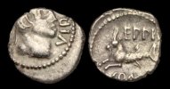 CELTIC BRITAIN CE-JQKU - ATREBATES/CANTII - EPPILUS + VERICA (joint), AR Unit, c.Late 1st Centu