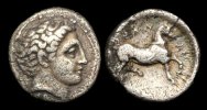GREEK NORTHERN GR-BPTB - NORTHERN GREECE - Thessaly, Phalanna, AR Drachm, c400-370BC.