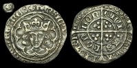 ENGLISH HAMMERED TU-KPUK - TUDOR - HENRY VII, Facing Groat Ty. I, 1485-90AD. ...RARE...