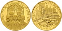 Österreich 500 Schilling Gold Gold Zweite Republik nach 1945.
