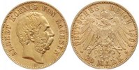 Sachsen 20 Mark Gold Albert 1873-1902. Picture