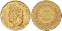 Frankreich 40 Francs Gold Louis Philippe I. 1830-1848.