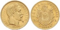 Frankreich 20 Francs Gold Napoleon III. 1852-1870. Picture