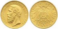 Baden 20 Mark Gold Friedrich I. 1856-1907. Picture