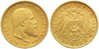 Württemberg 20 Mark Gold Wilhelm II. 1891-1918. Picture