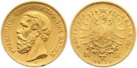 Baden 20 Mark Gold Friedrich I. 1856-1907. Picture