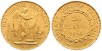 Frankreich 20 Francs Gold Dritte Republik 1870-1940. Picture