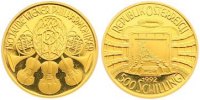 Österreich 500 Schilling Gold Gold Zweite Republik nach 1945. Picture
