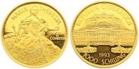 Österreich 1000 Schilling Gold Gold Zweite Republik nach 1945. Picture