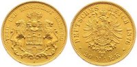 Hamburg 20 Mark Gold Picture