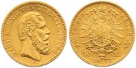 Württemberg 20 Mark Gold Karl 1864-1891. Picture