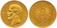 Braunschweig 20 Mark Gold Wilhelm 1830-1884.