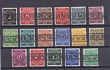 Deutschland - Bizone Kpl. Satz Amerikanische-britische Zone 1948 kpl.Satz Mi.52I - 68I (Band) gestempelt, gep.