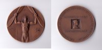 Weimarer Republik AE-Medaille 1928 "Erinnerung an die Fahrten des LZ 127"