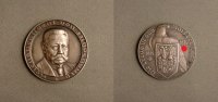 3. Reich Silbermedaille Reichspräsident von Hindenburg 1934