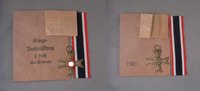 3. Reich Kriegsverdienstkreuz 2.Klasse mit Schwerter mit Verleihungstüte und Band
