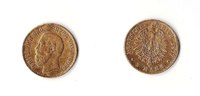 Baden 5 Mark BADEN 5 Mark 1877 Gold