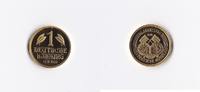 Deutschland GOLDMEDAILLE "50.JAHRESTAG DEUTSCHE MÜNZE 1950-2000"