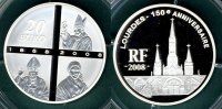 Frankreich 20 Euro 2008 PP Marienerscheinung von Lourdes mit Etui & Zert... 269,00 EUR 