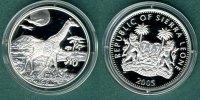 Sierra Leone 10 Dollars 2005 PP Giraffe