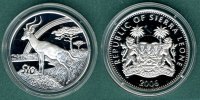 Sierra Leone 10 Dollars 2006 PP Springbock