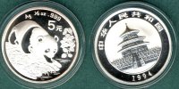 China 5 Yuan Panda 1/2 oz. Ag
