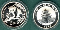 China 5 Yuan Panda 1/2 oz. Ag