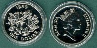 Bermuda 1 Dollar 1989 stgl. Monarchfalter