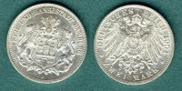 Hamburg 2 Mark 1904 J vz+ Stadtwappen 60,00 EUR 