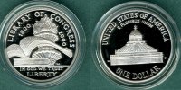 USA 1 Dollar 2000 PP Library of Congress m...