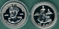 Lesotho 10 Maloti 1976 stgl. / BU 10 Jahre Unabh&auml;ngigkeit 59,00 EUR 