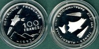 Frankreich 100 Francs 1992 PP Paralympische Winterspiele   mit orig. Box... 125,00 EUR 