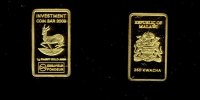 Malawi 250 Kwacha INVESTMENT COIN BAR Krügerrand