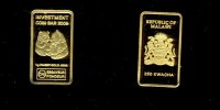 Malawi 250 Kwacha 2009 PP INVESTMENT COIN BAR   Panda 79,00 EUR 