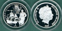 Salomonen 1 Dollar H.M.S Golden Hinde / Sir Francis Drake