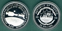 Liberia 20 Dollars Apollo XVIII / Sojus XIX Picture