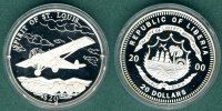 Liberia 20 Dollars Spirit of St. Louis Picture