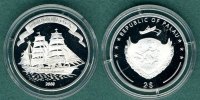 Palau 2 Dollars Segelschiff " Gorch Fock " Picture