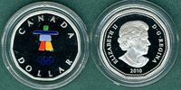 Canada 1 Dollar Vancouver 2010 / Olympia-Emblem in Farbe Picture