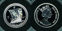 Isle of man 1/4 Noble Platin 1/4 oz. / Wikingerschiff mit Hologramm-Segel Picture