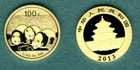 China 100 Yuan Panda 1/4 oz. Picture